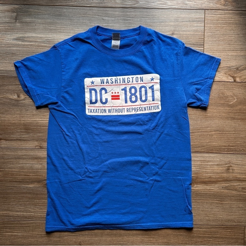 Graphic T-Shirt | Washington DC "Taxation Without Representation" (Small)